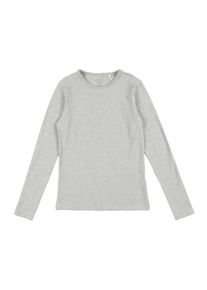 name it, M&auml;dchen Longsleeve 'NKFVIOLA', Graumeliert
