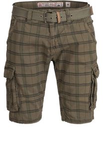 INDICODE JEANS, Herren Cargohosen 'Monroe Check', Khaki