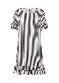 Desires, Damen Kleid 'Vigdis 3', Dunkelblau / Weiß