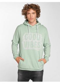 Just Rhyse, Herren Kapuzenpullover mit coolem Print, Pastellgr&uuml;n