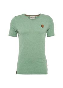 Naketano, Herren T-Shirt 'Gelinde gesagt', Grün