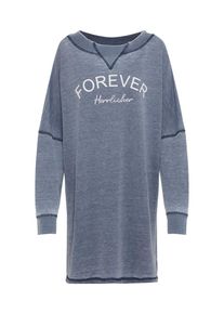 Herrlicher, Damen Kleid 'Yessica Sweat', Blau