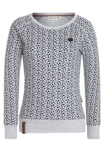 Naketano, Damen Sweatshirt 'Krokettovic', Graumeliert / Schwarz
