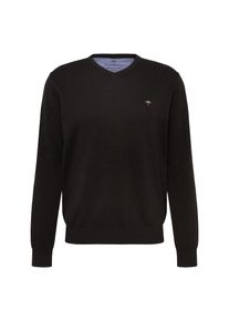 Fynch-Hatton, Herren Pullover 'V-Neck NOS', Anthrazit