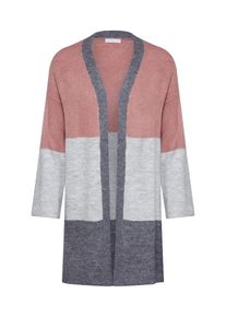 Jacqueline de Yong, Damen Strickjacke 'NEW ELANOR', Grau / Rosa