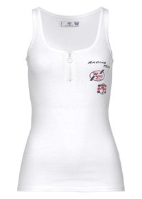 AJC, Damen Tanktop, Nachtblau / Rot / Wei&szlig;