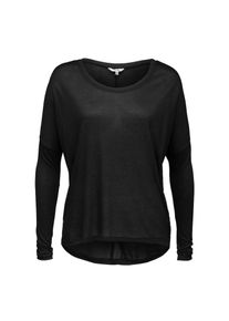 Mbym, Damen Leichtes Longsleeve 'Petrol', Schwarz