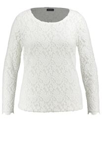 SAMOON, Damen T-Shirt, Offwhite