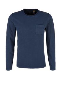s.Oliver RED LABEL, Herren Longsleeve, Dunkelblau