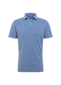 Tommy Hilfiger, Herren Poloshirt 'STRUCTURED', Blau / Rot / Weiß