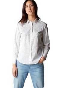 Marc O'Polo Marc O'Polo, Damen Bluse, Limone / Graphit / Wei&szlig;