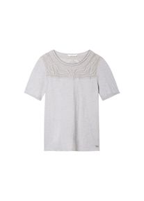 Sandwich, Damen Spitzentop, Taubenblau