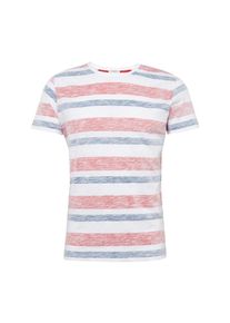 Selected Homme, Herren Klassisches T-Shirt, Blau / Rot / Wei&szlig;