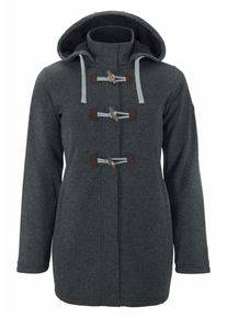 Polarino, Damen Strickmantel, Anthrazit