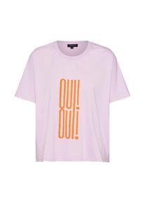 Selected Femme, Damen Shirt 'OUI', Lila / Orange