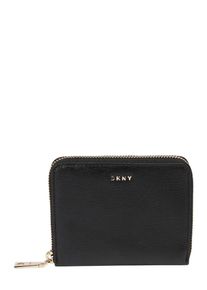 DKNY, Damen Geldbörse 'BRYANT-SM ZIP AROUND-SUTTON', Gold / Schwarz
