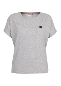 Naketano, Damen T-Shirt 'Schnella Baustella', Grau