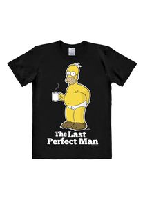 logoshirt, Herren T-Shirt 'The Last Perfect Man', Braun / Gelb / Schwarz / Weiß