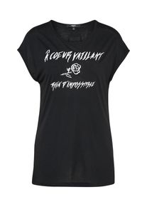 tigha, Damen T-Shirt 'Coeur', Schwarz