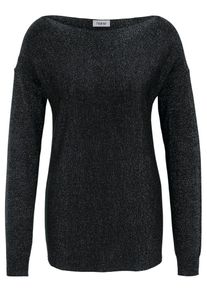 Heine, Damen Feinstrickpullover, Schwarz