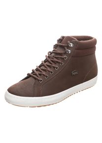 Lacoste, Herren Sneaker 'Straightset', Braun / Wei&szlig;