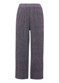 Mavi, Damen Hose, Blau / Blutrot / Offwhite