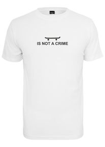 Mister Tee, Herren T-Shirt 'Not A Crime', Mischfarben / Wei&szlig;