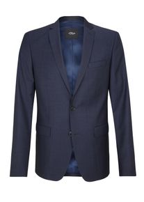 s.Oliver BLACK LABEL, Herren Sakko, Nachtblau