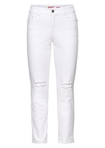 sheego Denim, Damen Stretch-Jeans, Wei&szlig;