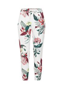 Only, Damen Hose 'onlPOPTRASH PRINT SPORT PANEL PANT', Weiß