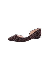 Peter Kaiser, Damen Ballerinas, Braun / Schwarz