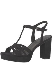 Marco Tozzi, Damen Sandale, Schwarz