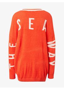 Tom Tailor Denim, Damen Pullover, Orangerot