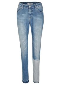 Angels, Damen Jeans, Blue Denim / Weiß