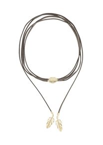 sweet deluxe, Damen Kette 'Toma', Gold / Grau