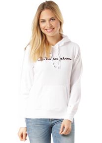 Champion Authentic Athletic Apparel, Damen Kapuzenpullover, Schwarz / Wei&szlig;