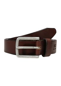Jack & Jones JACK & JONES, Herren Ledergürtel 'JACLEE', Dunkelbraun
