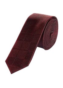 s.Oliver BLACK LABEL, Herren tteTonig gemusterte Krawatte, Bordeaux