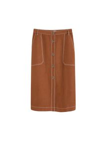 Mango, Damen Rock 'Meg', Karamell