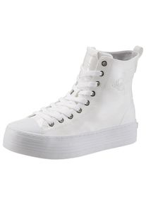 Calvin Klein, Damen Sneaker 'Zazah', Silber / Wei&szlig;
