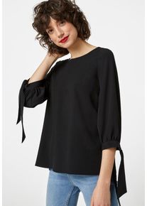 Hallhuber, Damen Bluse, Schwarz