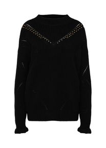 Guess, Damen Pullover 'LS TN DESTINY SWTR', Schwarz