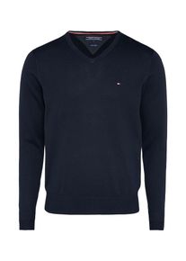 Tommy Hilfiger, Herren Pullover 'SILK', Dunkelblau