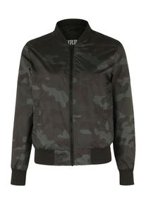 Urban Classics, Damen Bomberjacke, Dunkelgrau / Schwarz