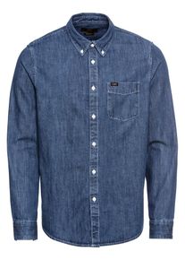 Lee, Herren Hemd, Blue Denim