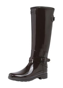 Hunter, Damen Gummistiefel, Schoko