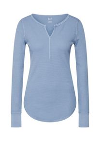 GAP, Damen Shirt 'LS WAFFLE HNLY', Violettblau
