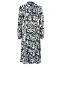 Q/S Designed By, Damen Dress 'Tea', Opal / Schwarz / Weiß