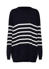Ezekiel, Damen Pullover 'Laurie Oversize Knit Sweater', Navy