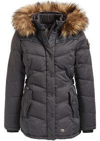 Khujo, Damen Jacke 'WINSEN3 WITH RIB COLLAR', Schwarz